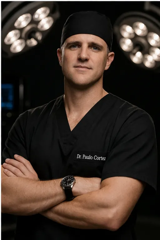 Dr. Paulo Cortez no centro cirúrgico
